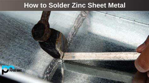 how to solder zinc sheet metal|can you solder zinc.